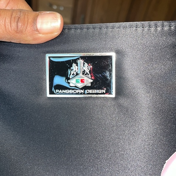 NWOT PANQQBORN DESIGN BLACK AND GOLD COMPUTER BAG - Picture 10 of 10